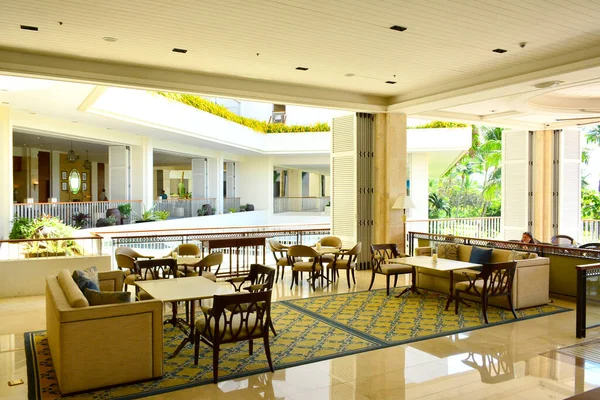 Cebu Października Shangri Mactan Resort Spa Interior Waiting Area October — Zdjęcie stockowe