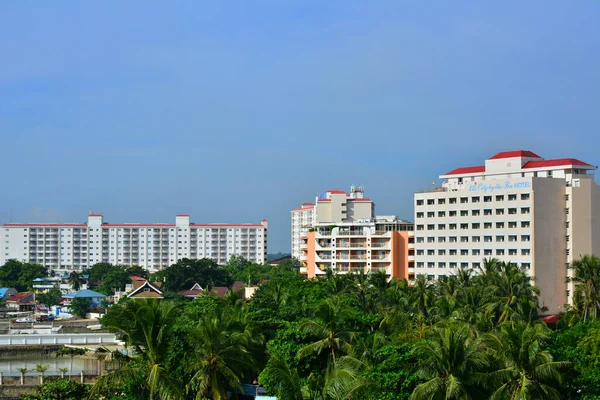 Cebu Paź Egi City Sea Hotel Elewacja Dniu Października 2016 — Zdjęcie stockowe