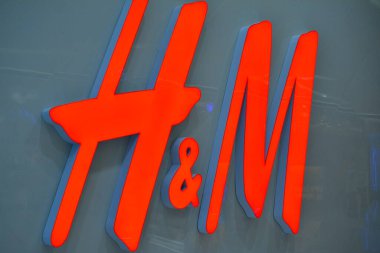Cebu, Ph - 8 Ekim 2016 'da Filipinler' in Cebu kentinde H ve M logosu işareti.