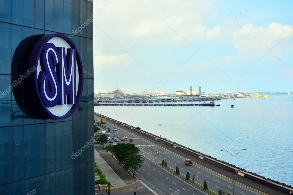 CEBU, PH - OCT 8: SM Seaside City signage on October 8, 2016 in Cebu, Philippines.