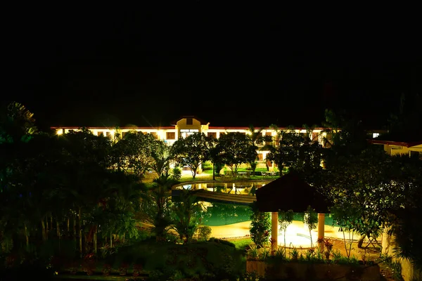 Negros Oriental Aug Private Residence Vip Resort Facade Night August — Stockfoto
