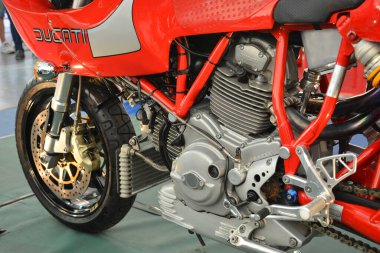 Pasig, Ph-Mar. 7: Ducati motosikleti 7 Mart 2020 'de Pasig, Filipinler' de 2. Ride Ph, Filipinler 'de bir motosiklet sergisidir..