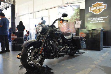 PASIG, PH - MAR. 7: Harley Davidson 2019 Touring Road King Special motorcycle at 2nd Ride Ph on March 7, 2020 in Pasig, Philippines. Ride Ph is a motorcycle exhibit in the Philippines.