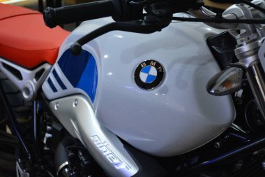 PASIG, PH - MAR. 7: BMW R Nine T Urban motorcycle at 2nd Ride Ph on March 7, 2020 in Pasig, Philippines. Ride Ph is a motorcycle exhibit in the Philippines.