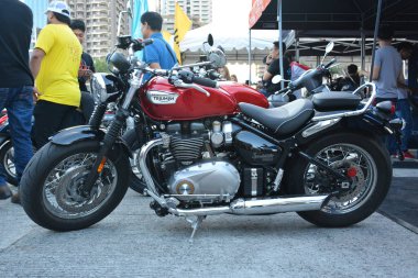 Pasig, Ph-Mar. 7: Triumph Speedmaster motosikleti 7 Mart 2020 'de Pasig, Filipinler' de 2. Ride Ph, Filipinler 'de bir motosiklet sergisidir..