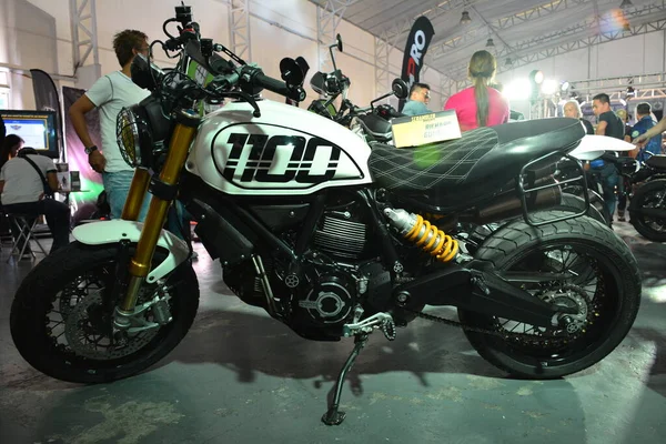 Pasig Mart Ducati Scrambler Motorkerékpár 2Nd Ride Március 2020 Pasig — Stock Fotó