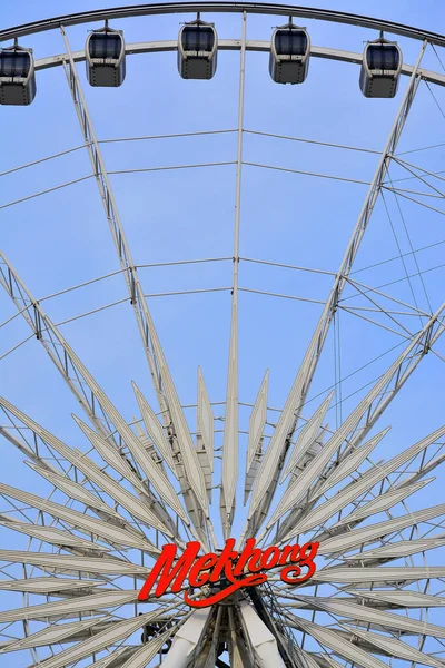 Bangkok Dic Mekhong Ferris Wheel Ride Asiatique Riverfront December 2016 — Foto de Stock