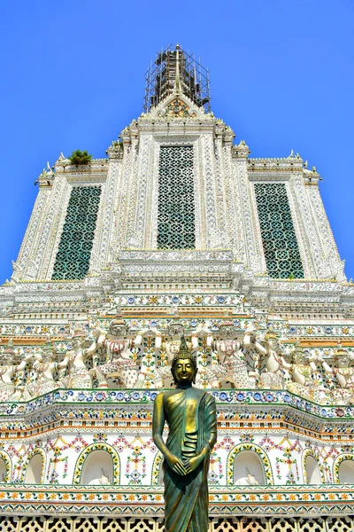 Bangkok Dic Wat Arun Estatua Pagoda Buddha Diciembre 2016 Bangkok —  Fotos de Stock