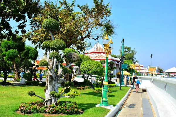 Bangkok Dec Wat Arun Outdoor Park December 2016 Bangkok Thailand — Stock Photo, Image