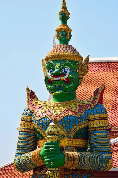 Bangkok Dec Wat Arun Figura Guardiã Dezembro 2016 Bangkok Tailândia — Fotografia de Stock