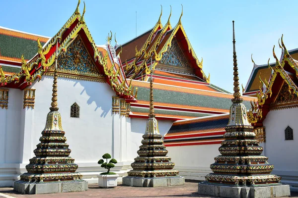 Bangkok Dec Wat Pho Spire Den December 2016 Bangkok Thailand — Stockfoto