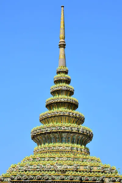 Bangkok Dec Wat Pho Spire Dezembro 2016 Bangkok Tailândia Wat — Fotografia de Stock