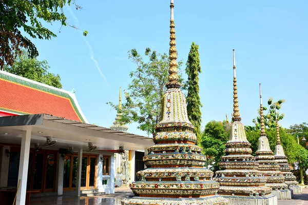 Bangkok Dec Wat Pho Spire Dezembro 2016 Bangkok Tailândia Wat — Fotografia de Stock