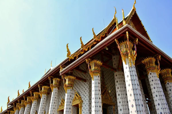 Bangkok Dec Wat Arun Temple Facade December 2016 Bangkok Thailand — Stock Photo, Image