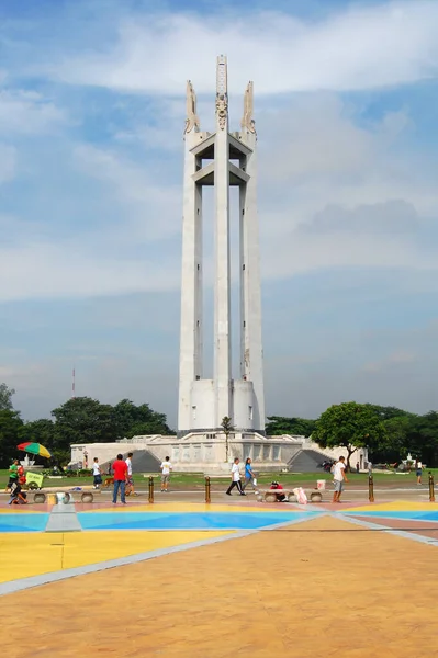 Quezon City Oct Quezon Memorial Circle Shrine 2015 Október Fülöp — Stock Fotó
