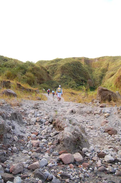 Zambales Oct Bergen Die Leiden Naar Het Pinatubomeer Oktober 2015 — Stockfoto