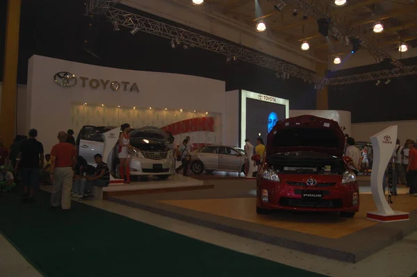 Pasay Aug Toyota Prius 3Rd Philippine International Motor Show August — 图库照片