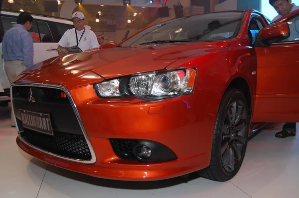 Pasay Aug Mitsubishi Lancer 3Rd Philippine International Motor Show Archived — 스톡 사진