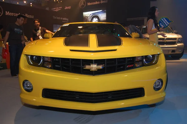 Pasay Aug Chevrolet Camaro 3Rd Philippine International Motor Show August — Stock Photo, Image