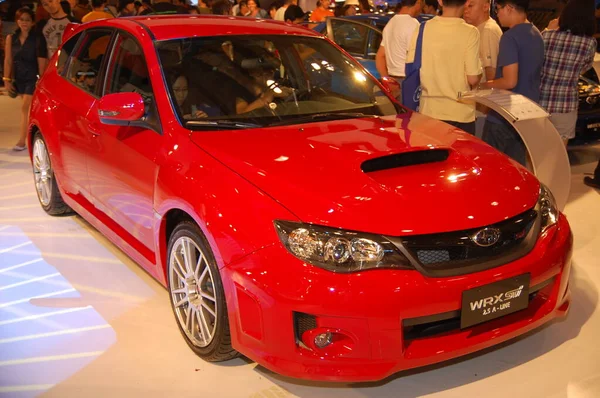 Pasay Apr Subaru Wrx Sti 8Th Manila International Auto Show — Zdjęcie stockowe