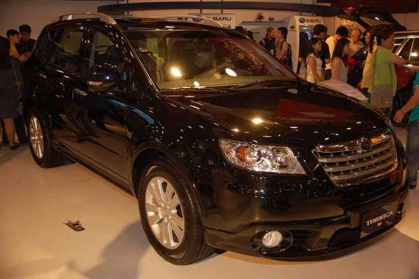 Паси Атр Subaru Tribeca Манильском Международном Автосалоне Апреля 2012 Года — стоковое фото