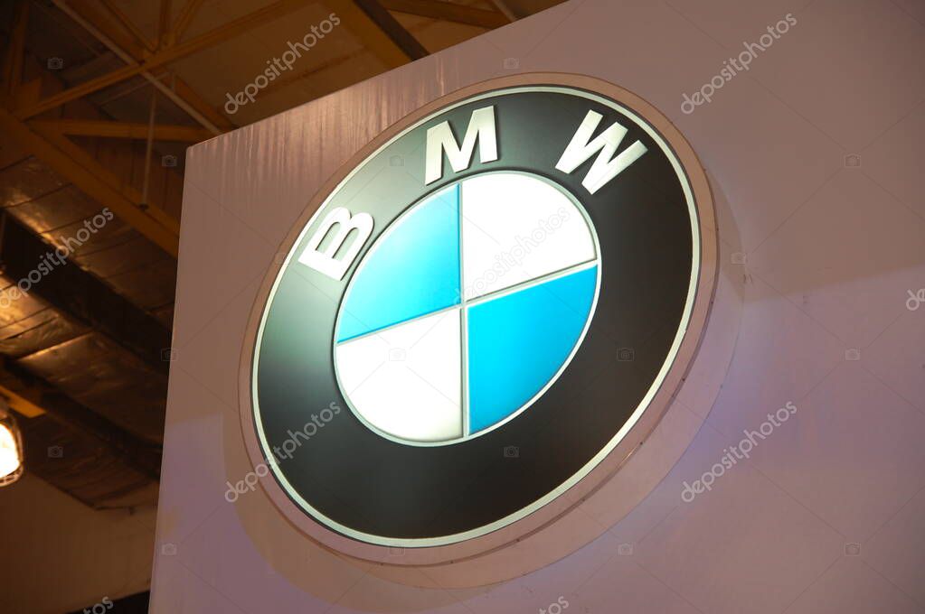 PASAY, PH - APR. 1: BMW signage at 8th Manila International Auto Show on April 1, 2012 in World Trade Center Metro Manila, Pasay, Philippines.