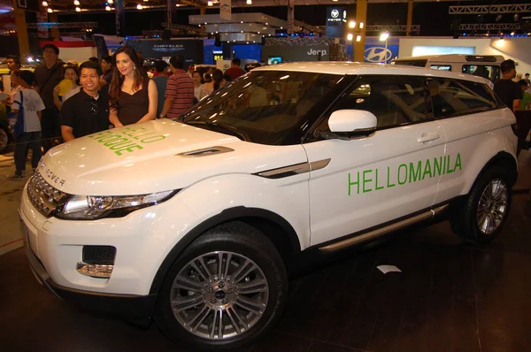 Pasay Apr Land Rover Descoberta 8Th Manila International Auto Show — Fotografia de Stock