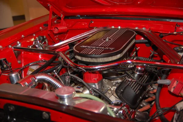 Pasay Apr Ford Mustang Engine 8Th Manila International Auto Show — Stock Photo, Image