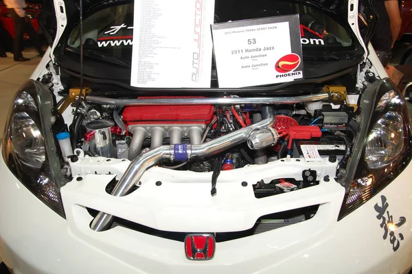 Mandaluyong Apr Honda Jazz Motor Auf Der Trans Sport Show — Stockfoto
