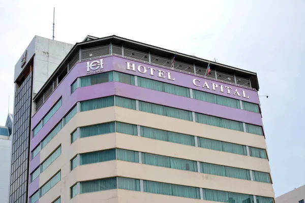 Kota Kinabalu Június Hotel Capital Homlokzata 2016 Június Kota Kinabaluban — Stock Fotó