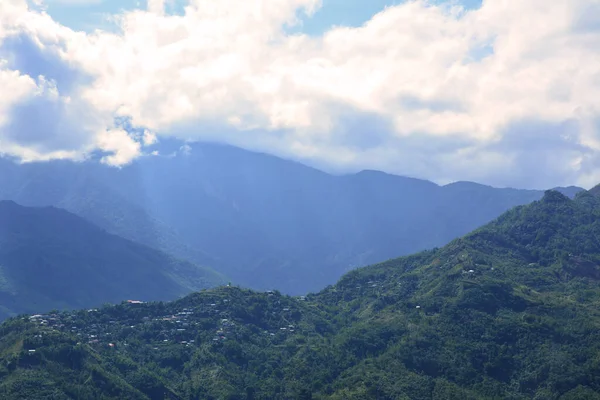 马来西亚沙巴的Kinabalu山景观 — 图库照片
