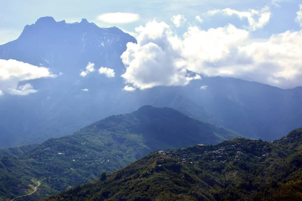Θέα Τοπίου Στο Όρος Kinabalu Στη Sabah Μαλαισία — Φωτογραφία Αρχείου
