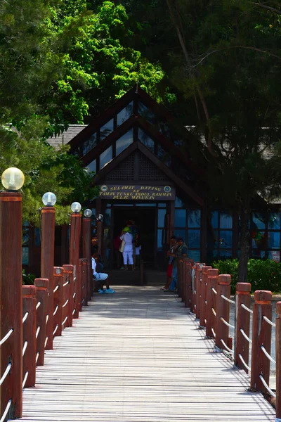 Sabah Juin Passerelle Île Manukan Juin 2016 Sabah Malaisie Manukan — Photo