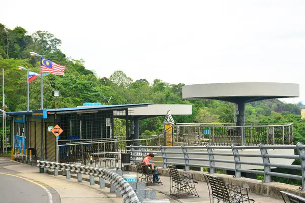 Kota Kinabalu June Signal Hill Observatory Deck Platform Benches June — 图库照片