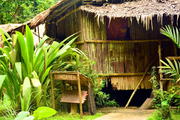 Sabah Mijn Juni Mari Mari Cultural Village Lundayeh Stam Oud — Stockfoto