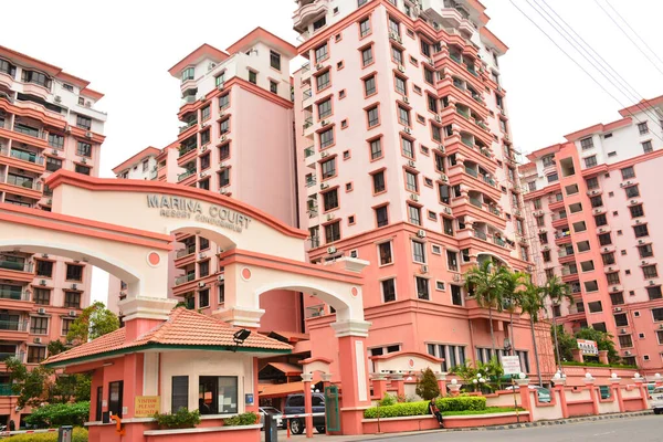 Kota Kinabalu Junio Marina Court Resort Condominio Fachada Junio 2016 — Foto de Stock