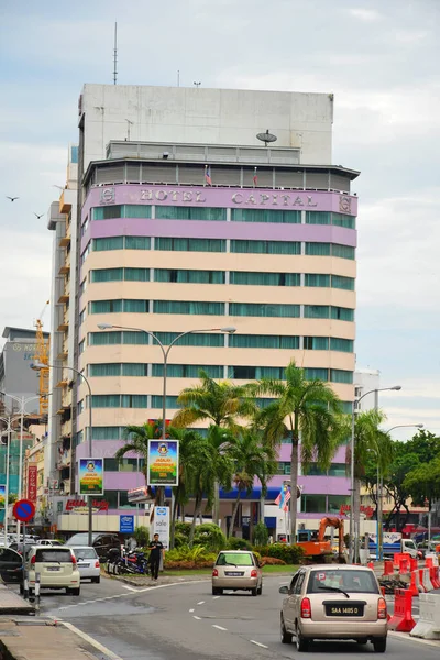 Kota Kinabalu Junio Fachada Del Hotel Capital Junio 2016 Jalan —  Fotos de Stock