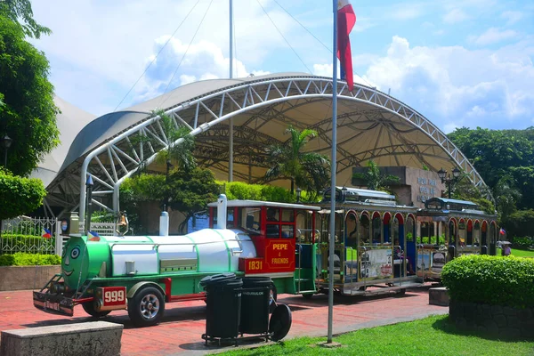 Manila Juli Locomotief Treintje Rizal Park Juli 2016 Manilla Filipijnen — Stockfoto