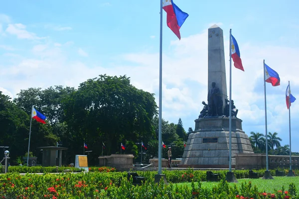 Manila Lipiec Statua Rizal Park Lipca 2016 Roku Manili Filipiny — Zdjęcie stockowe