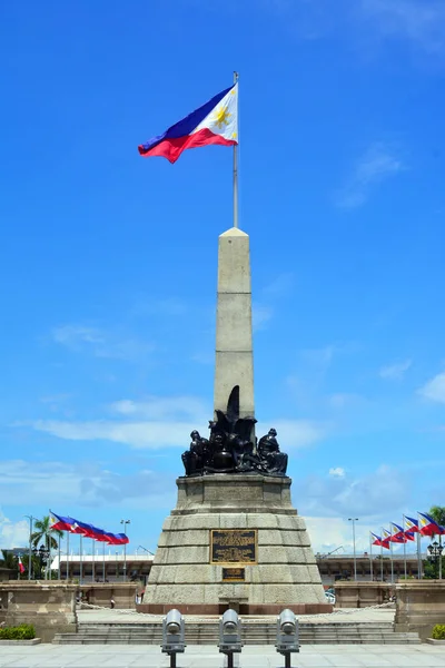 Manila Ιουλίου Άγαλμα Του Ριζάλ Παρκ Στις Ιουλίου 2016 Στη — Φωτογραφία Αρχείου