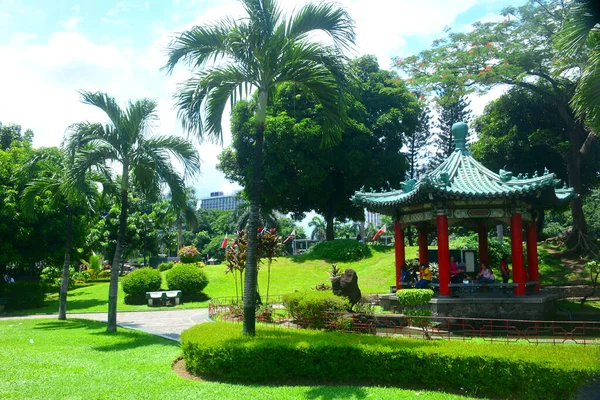 Manila July Pavilion Design Chinese Garden Rizal Park July 2016 — Stock Photo, Image