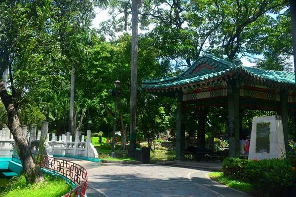 Manila Julho Caminho Jardim Chinês Dentro Parque Rizal Julho 2016 — Fotografia de Stock