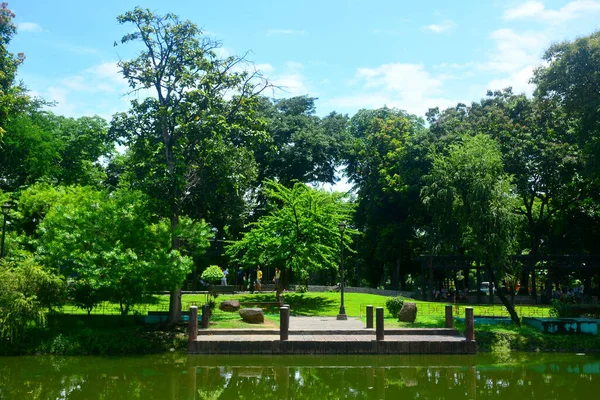 Manila Juillet Jardin Chinois Intérieur Parc Rizal Juillet 2016 Manille — Photo