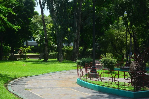 Manila Juillet Chemin Jardin Chinois Intérieur Parc Rizal Juillet 2016 — Photo