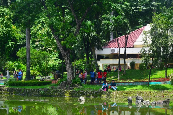 Manila Julho Jardim Chinês Dentro Parque Rizal Julho 2016 Manila — Fotografia de Stock