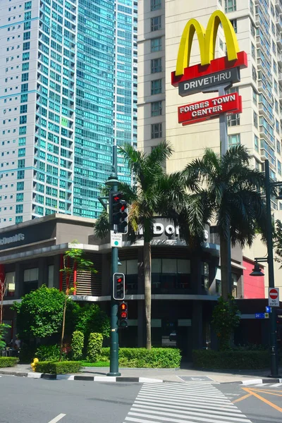 Taguig Oct Mcdonald Forbes Town Center Cephesi Ekim 2016 Tarihinde — Stok fotoğraf