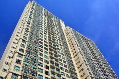 TAGUIG, PH-OCT. 1 Ekim 2016 'da Taguig, Filipinler' de Forbes Town Center cephesi. 