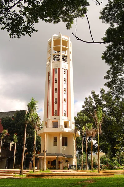 Quezon City Ottobre Facciata Della Torre Carillon Presso Università Delle — Foto Stock