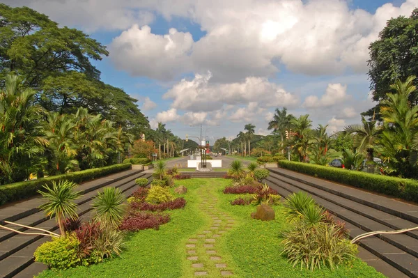 Quezon City Okt Trädgård Utomhus Vid University Filippinerna Den Oktober — Stockfoto