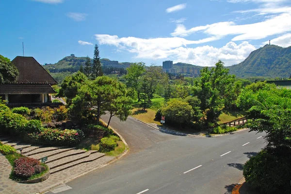 Cavite Okt Asphaltkurvenstraße Der Tagaytay Highlands Oktober 2015 Tagaytay Cavite — Stockfoto